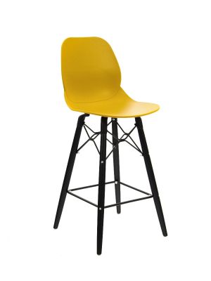 Shoreditch K Frame Mid Height Stool Black